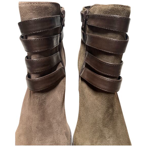 INC International Concepts Laini Women's Size 12 Ankle Boots Zip Buckles Booties - Picture 11 of 15